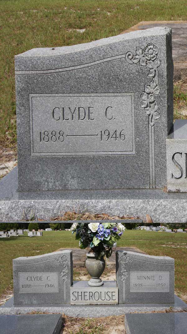 Clyde C. Sherouse Gravestone Photo