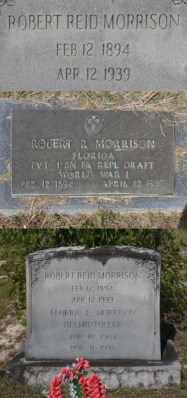 Robert Reid Morrison Gravestone Photo