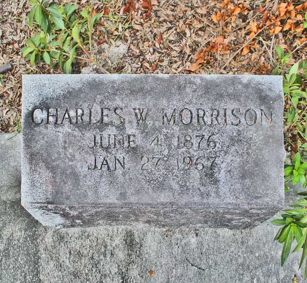 Charles W. Morrison Gravestone Photo