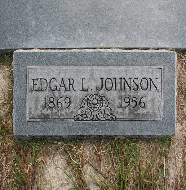 Edgar L. Johnson Gravestone Photo