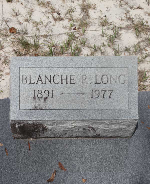 Blanche R. Long Gravestone Photo