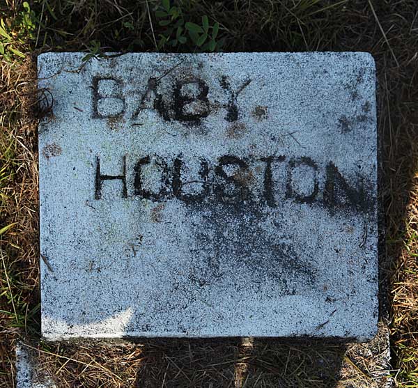 Baby Houston Gravestone Photo
