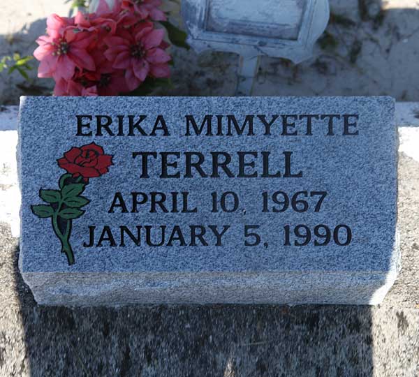 Erika Mimyette Terrell Gravestone Photo