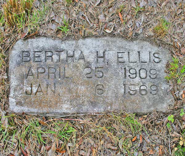 Bertha H. Ellis Gravestone Photo