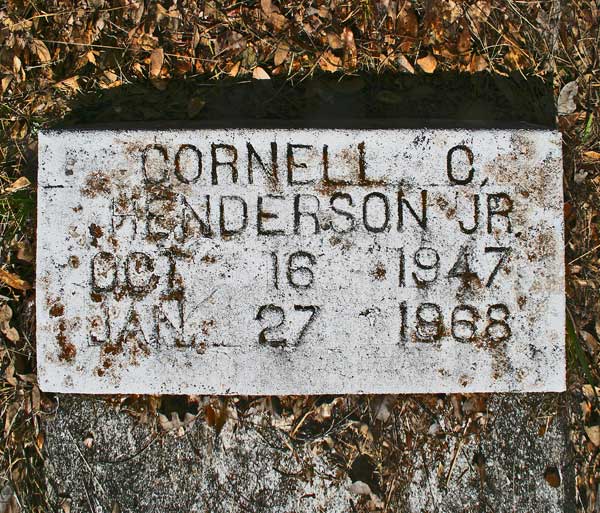 Cornell C. Henderson Gravestone Photo
