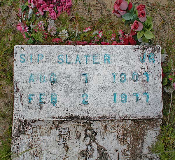 Sip Slater Gravestone Photo
