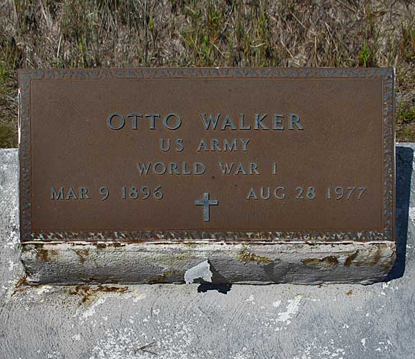 Otto Walker Gravestone Photo
