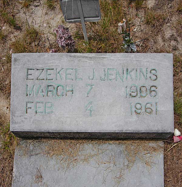 Ezekel J. Jenkins Gravestone Photo