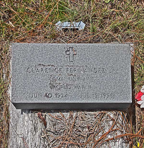 Clarence Fernandez Gravestone Photo