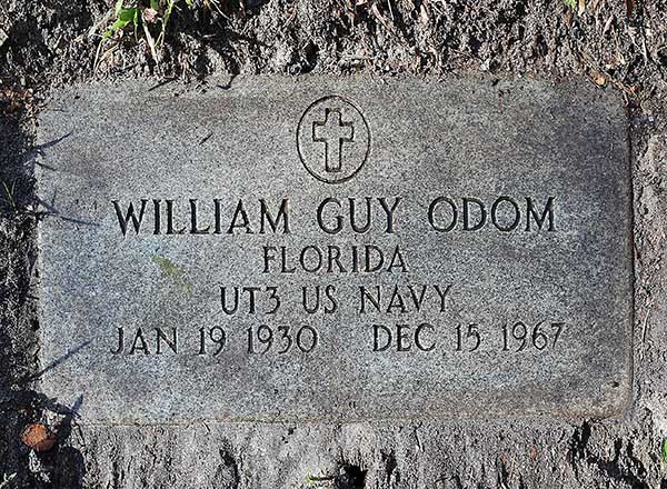 William Guy Odom Gravestone Photo