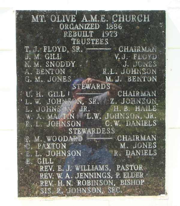  Mt Olive A.M.E. Church Gravestone Photo