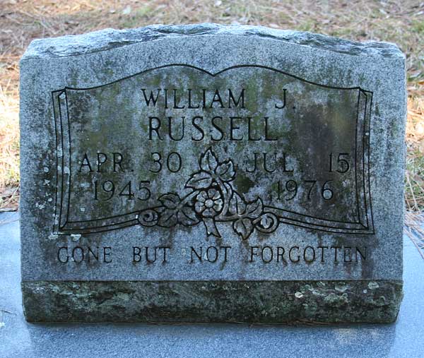 William J. Russell Gravestone Photo