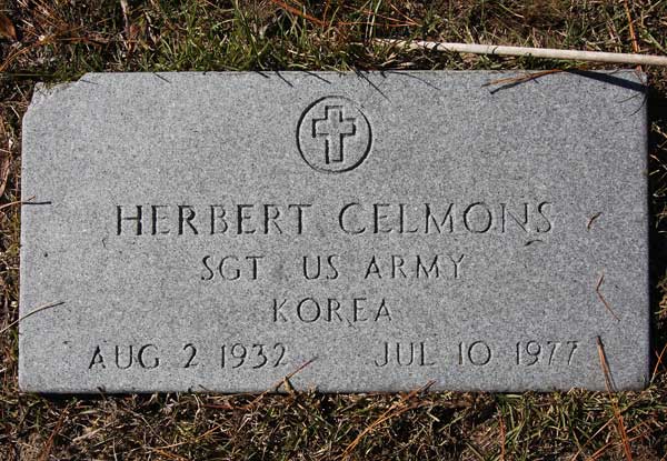 Herbert Clemons Gravestone Photo