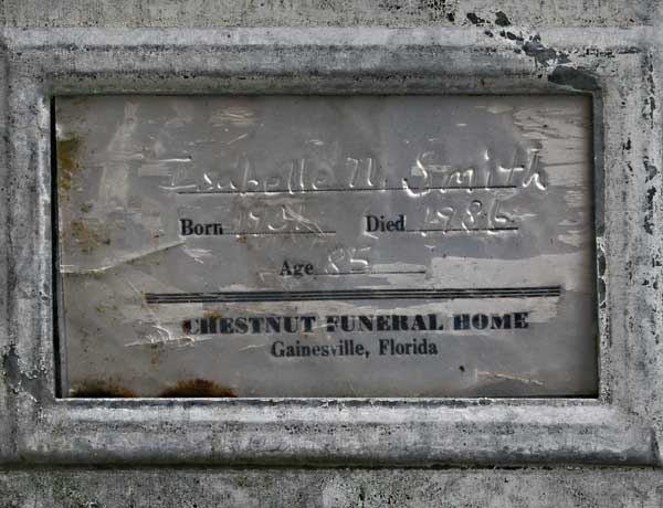 Isabelle N. Smith Gravestone Photo