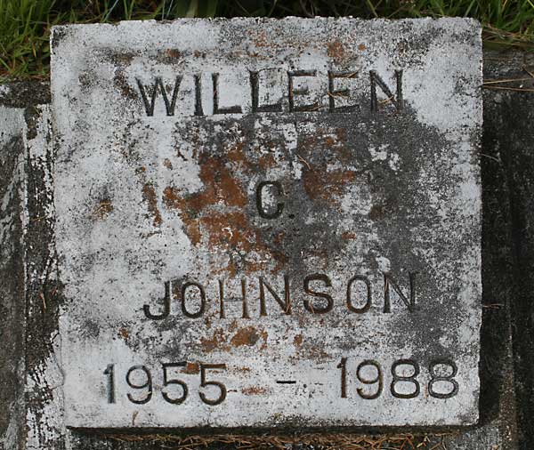 Willeen C. Johnson Gravestone Photo