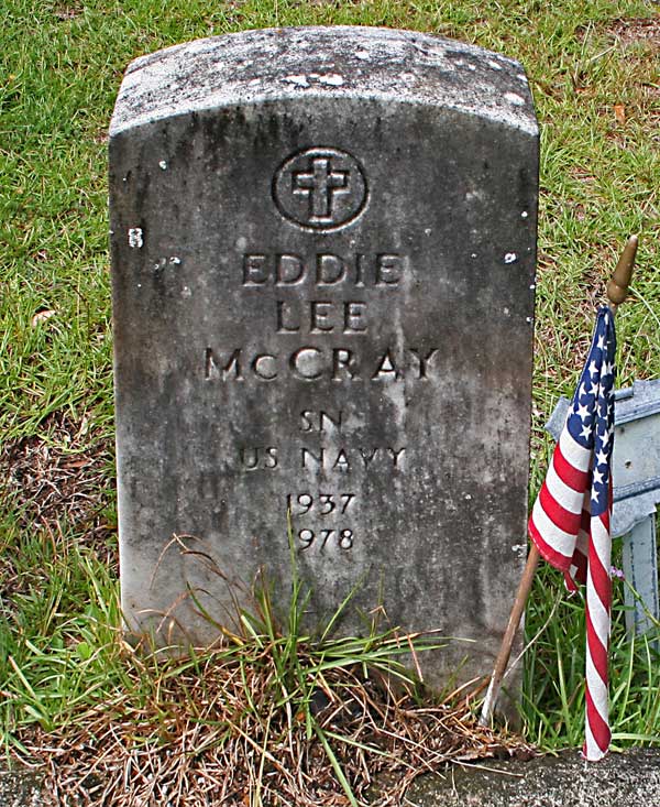 Eddie Lee McCray Gravestone Photo