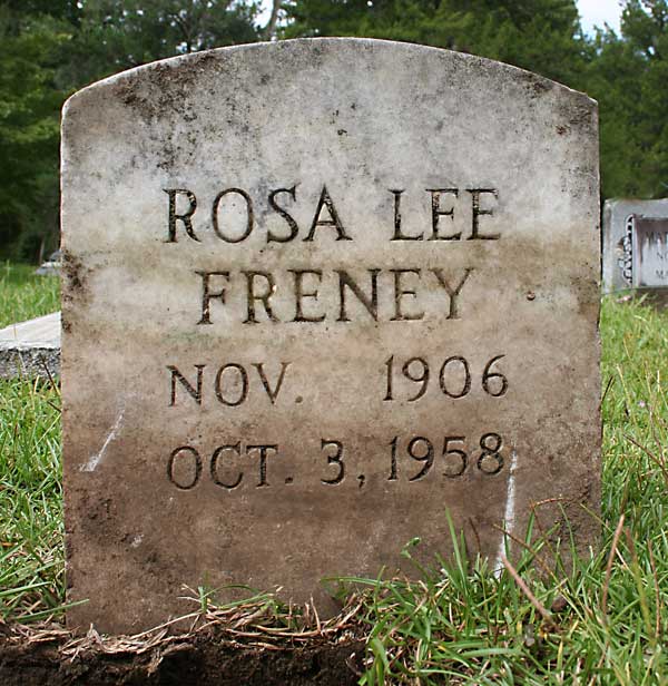 Rosa Lee Freney Gravestone Photo