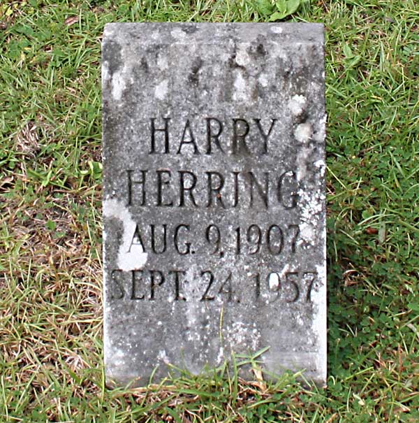 Harry Herring Gravestone Photo