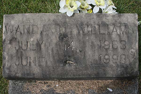 Wanda D. Williams Gravestone Photo