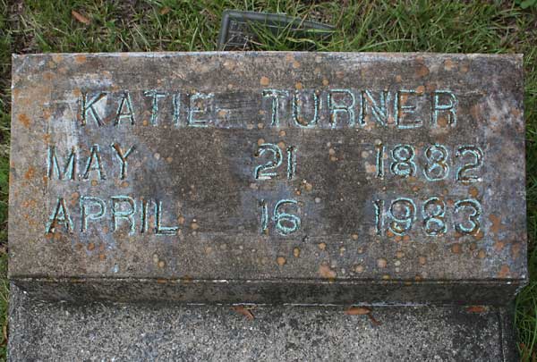 Katie Turner Gravestone Photo