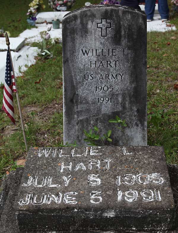 Willie L. Hart Gravestone Photo