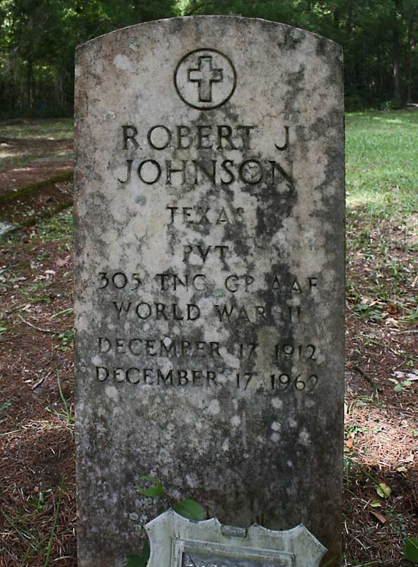 Robert J. Johnson Gravestone Photo