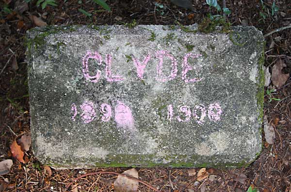 Clyde  Gravestone Photo