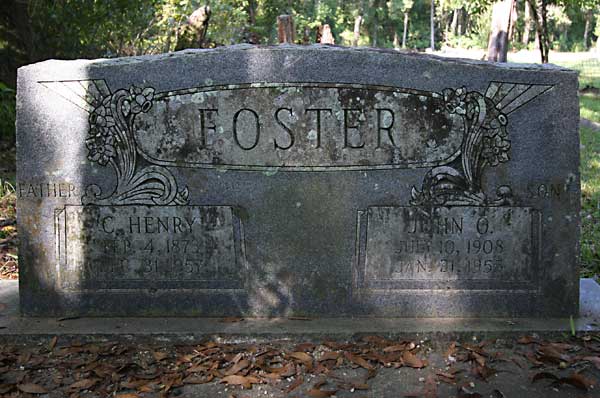 C. Henry & John G. Foster Gravestone Photo