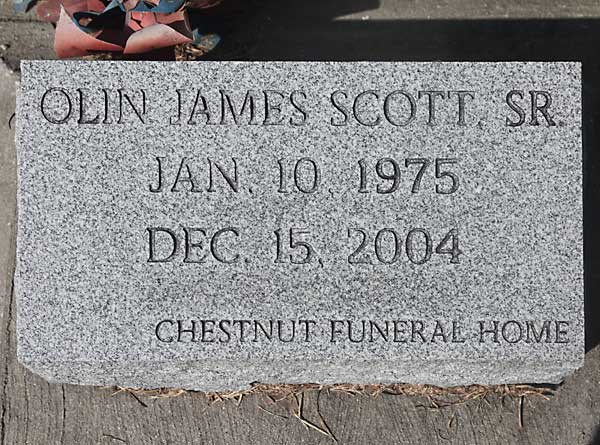 Olin James Scott Gravestone Photo