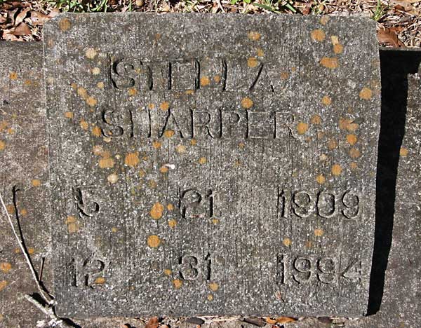 Stella Sharper Gravestone Photo