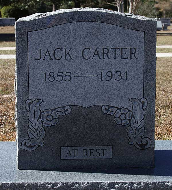 Jack Carter Gravestone Photo