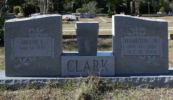 Arlene E. & Hamilton Clark Gravestone Photo