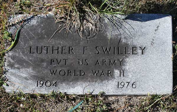 Luther F. Swilley Gravestone Photo