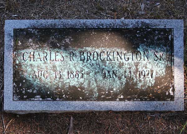 Charles R. Brockington Gravestone Photo
