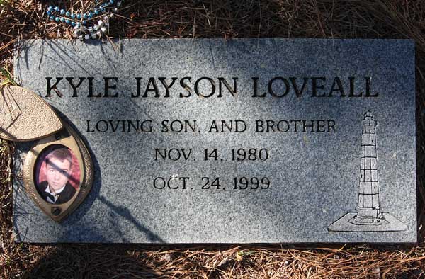 Kyle Jayson Loveall Gravestone Photo