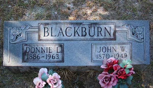 Donnie L. & John W. Blackburn Gravestone Photo