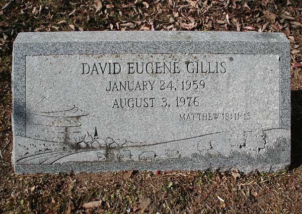 David Eugene Gillis Gravestone Photo