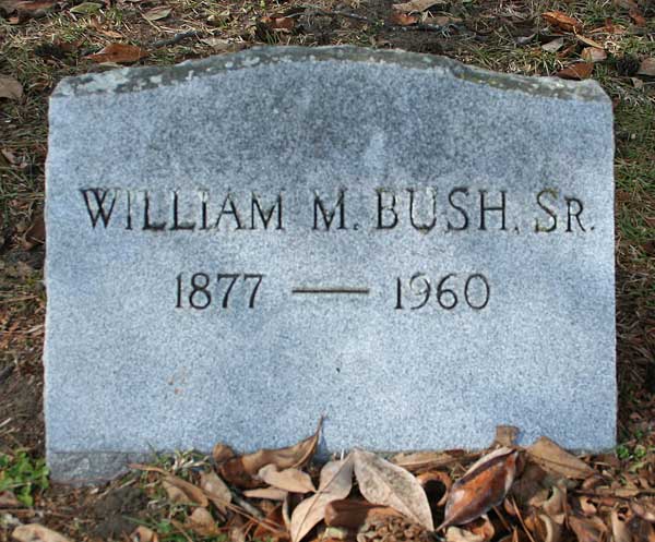 William M. Bush Gravestone Photo