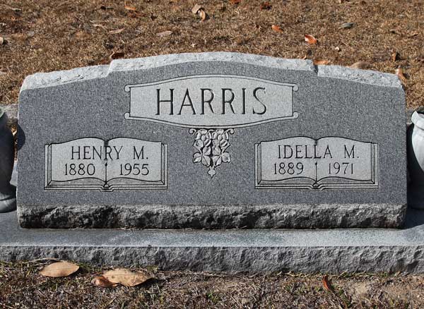 Henry M. & Idella M. Harris Gravestone Photo