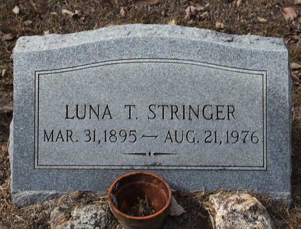 Luna T. Stringer Gravestone Photo