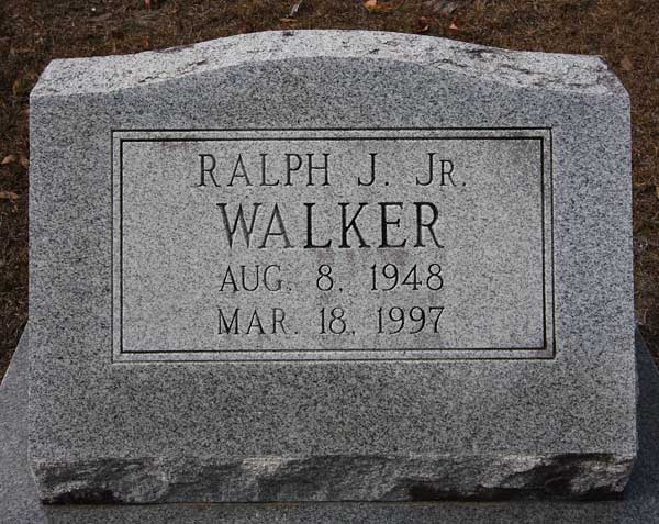 Ralph J. Walker Gravestone Photo