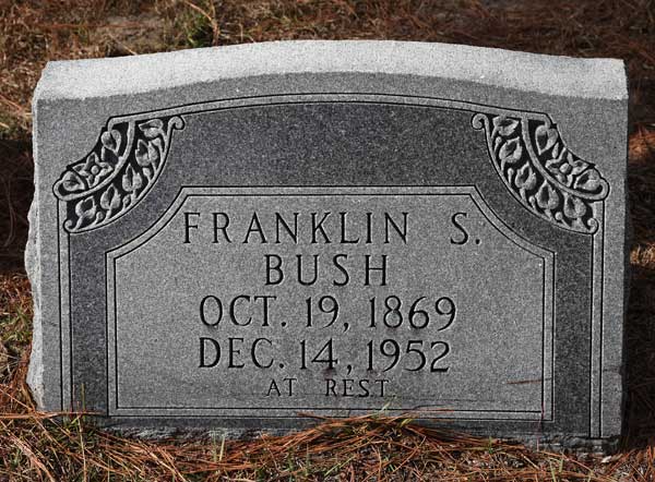 Franklin S. Bush Gravestone Photo