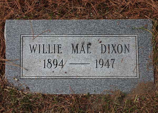 Willie Mae Dixon Gravestone Photo