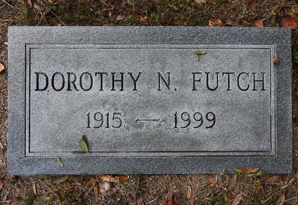 Dorothy N. Futch Gravestone Photo