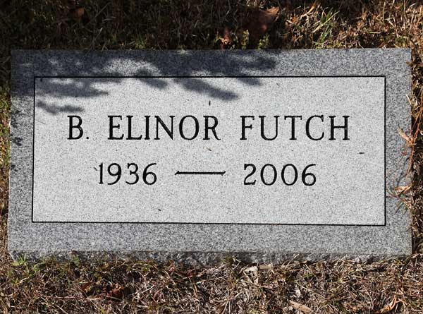 B. Elinor Futch Gravestone Photo