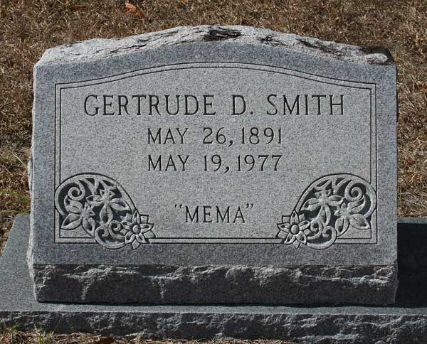 Gertrude D. Smith Gravestone Photo