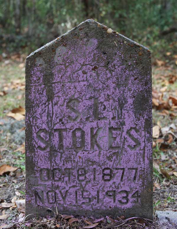 S. L. Stokes Gravestone Photo