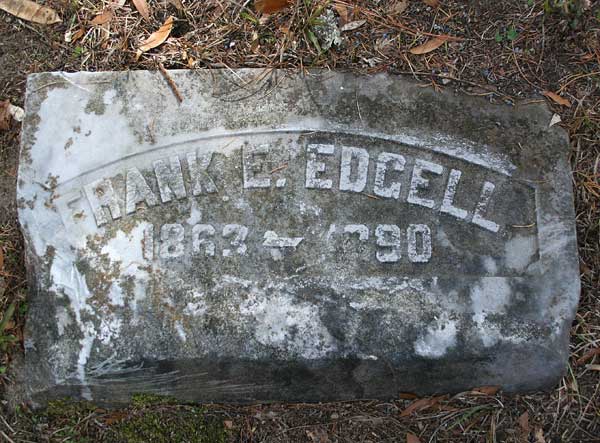 Frank E. Edgell Gravestone Photo