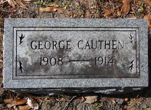 George Cauthen Gravestone Photo