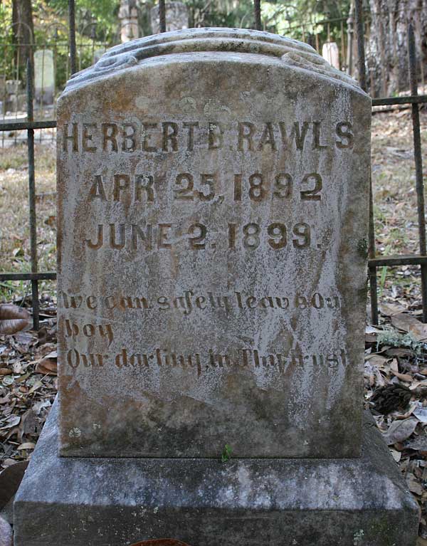 Herbert B. Rawls Gravestone Photo